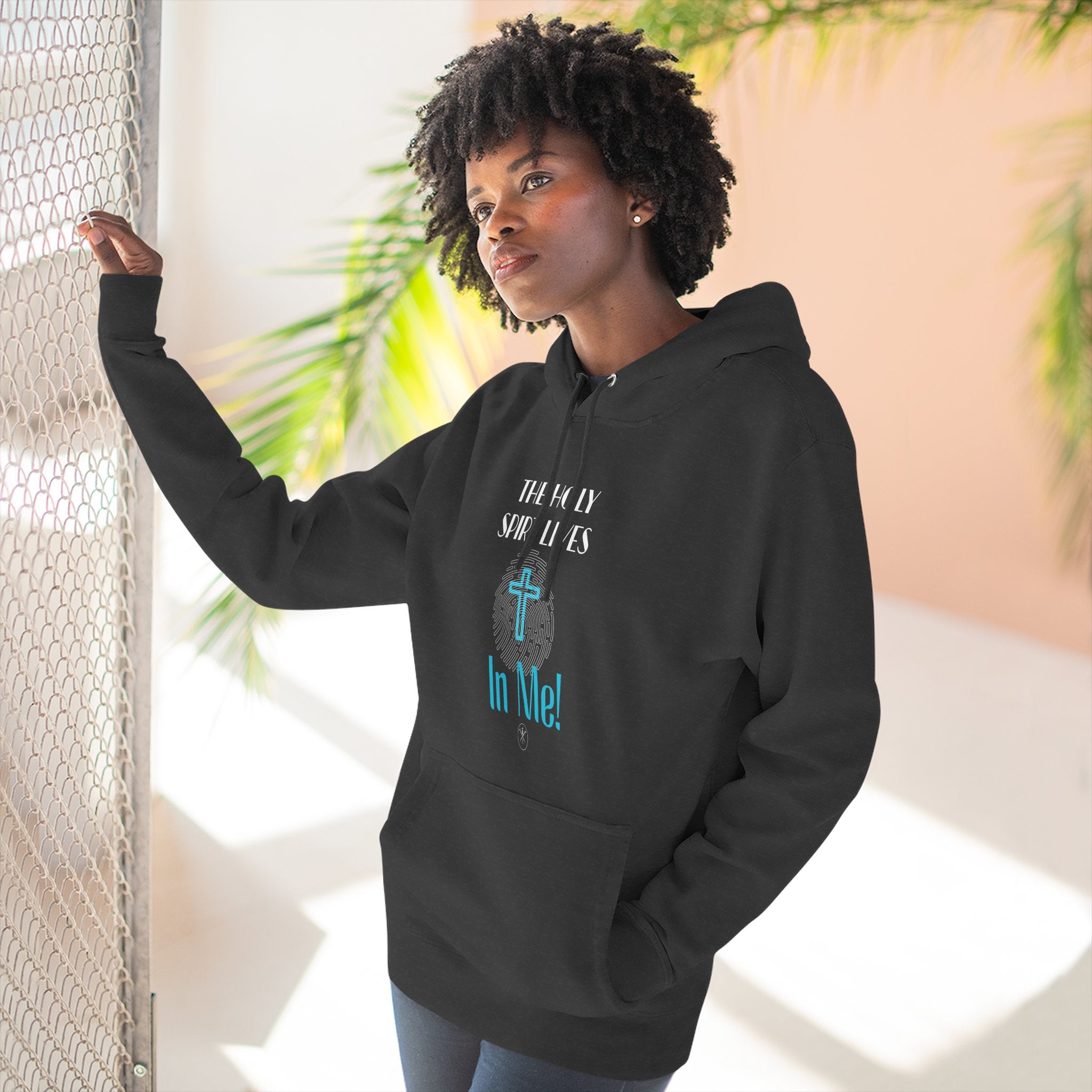 Holy Spirit Inspirational Fleece Hoodie - Faith Apparel