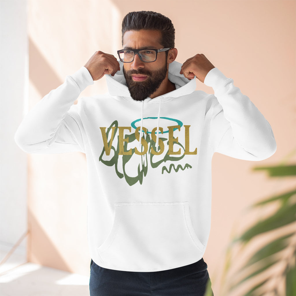 Vessel, Inspirational Three-Panel Fleece Hoodie -