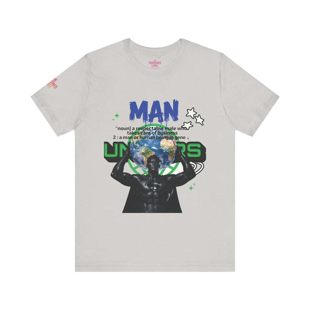 T-Shirt All Man, World on His Shoulders Trend Gift