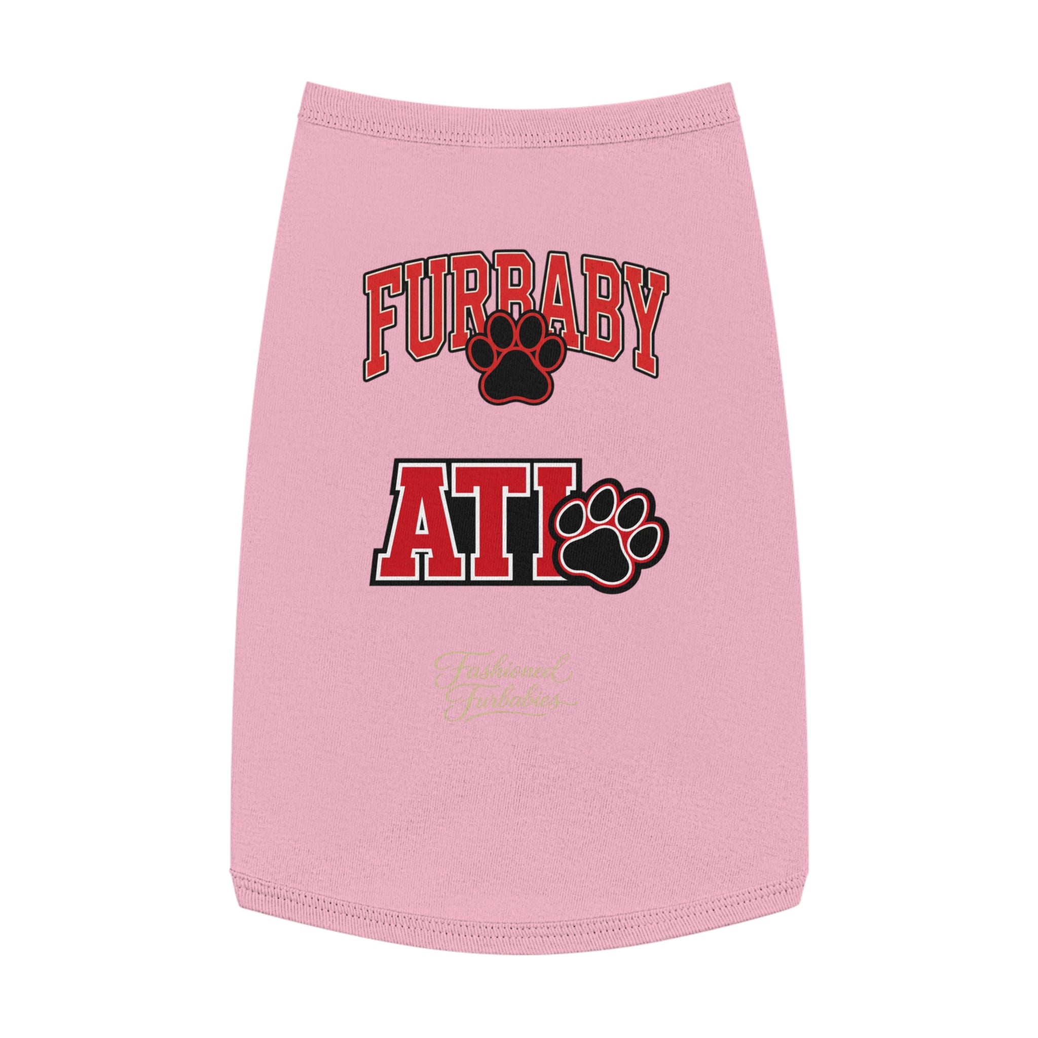 Furbaby ATL Dog Tank Top – Red Paw Atlanta Pet Shirt Matching