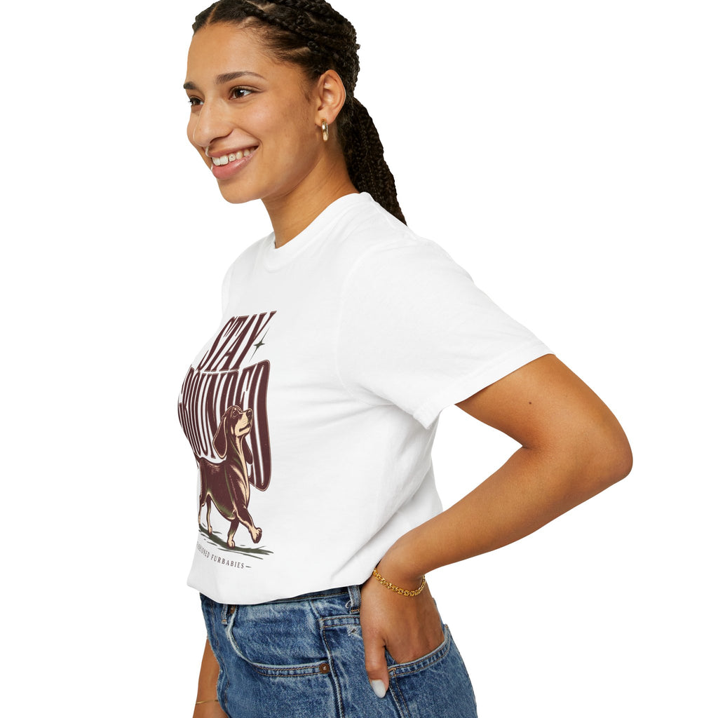 Stay Grounded Dachshund T‑Shirt — Vintage Dog Lover Tee
