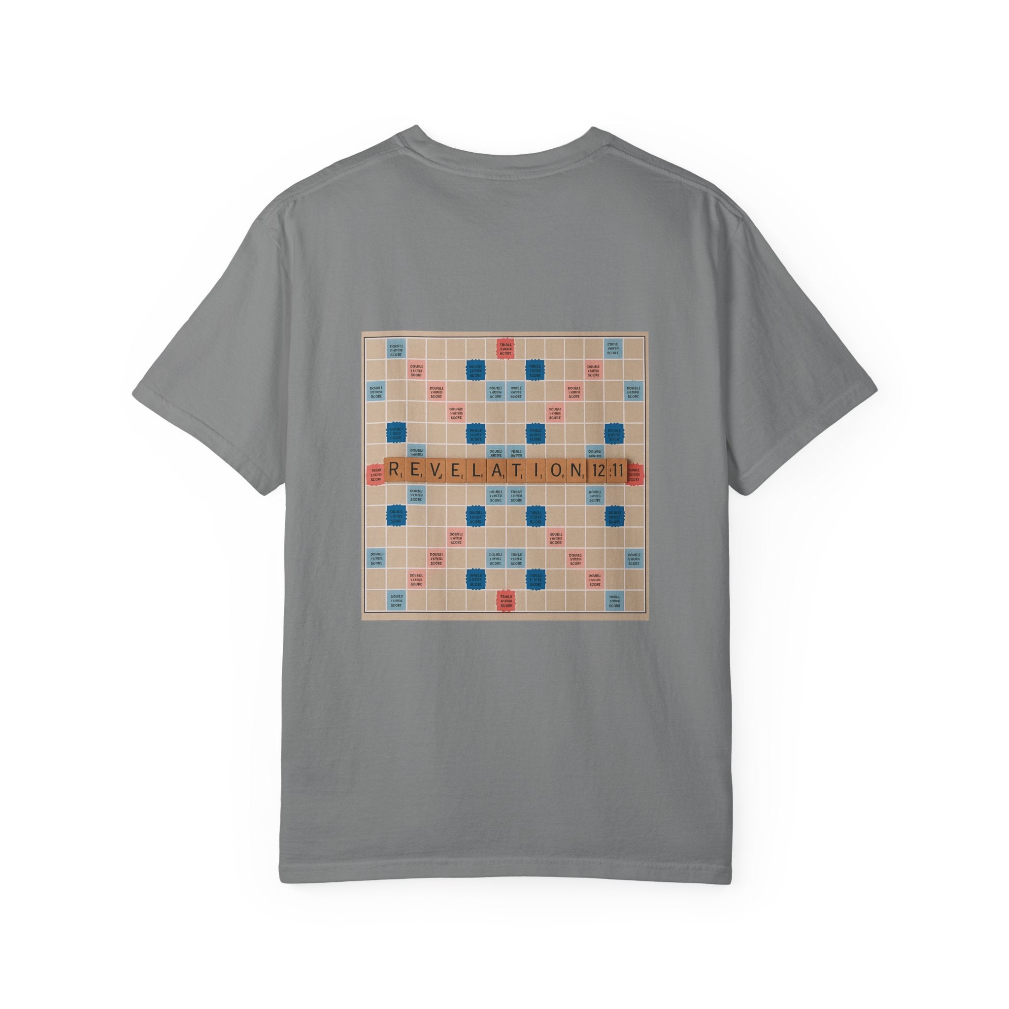 Unisex Garment-Dyed T-Shirt - Scrabble Revelations Game Board Set Gift