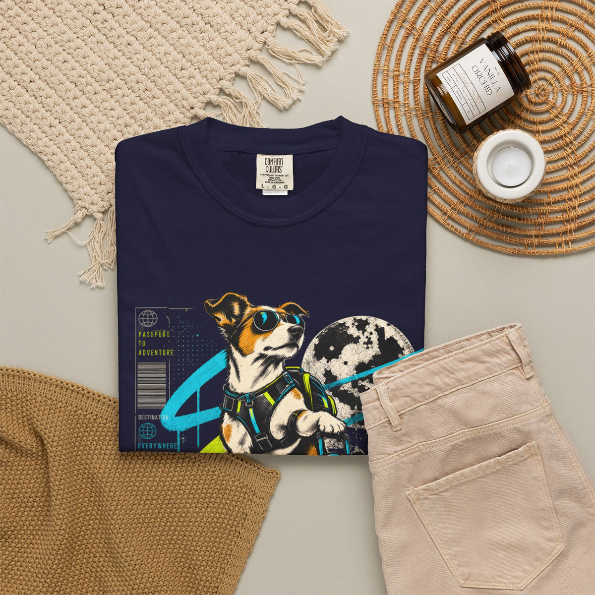 Paws & Passports Travel Dog T-Shirt