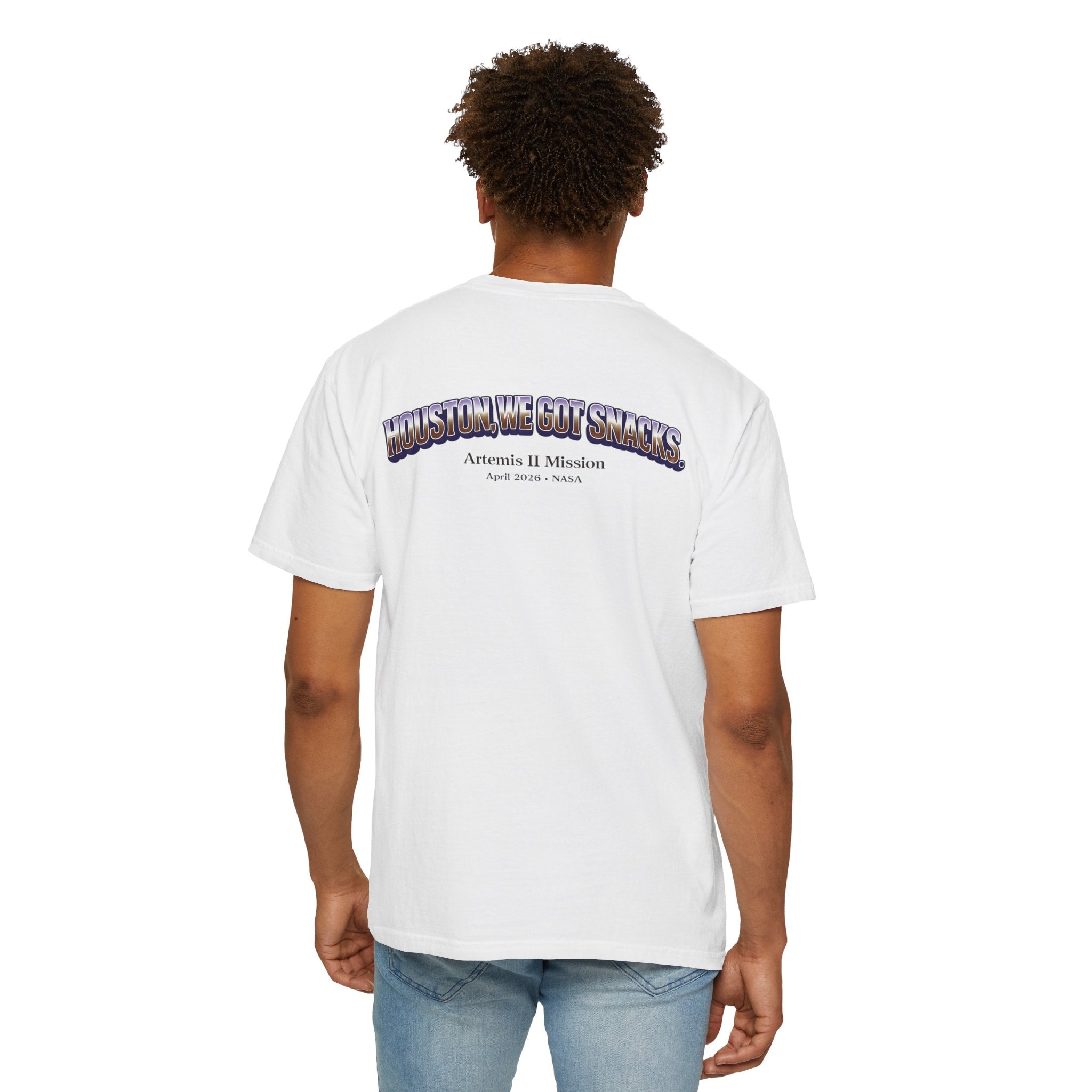Moonetella T-Shirt — Retro Space Chocolate Moon Graphic Tee (Artemis II Mission Tribute)