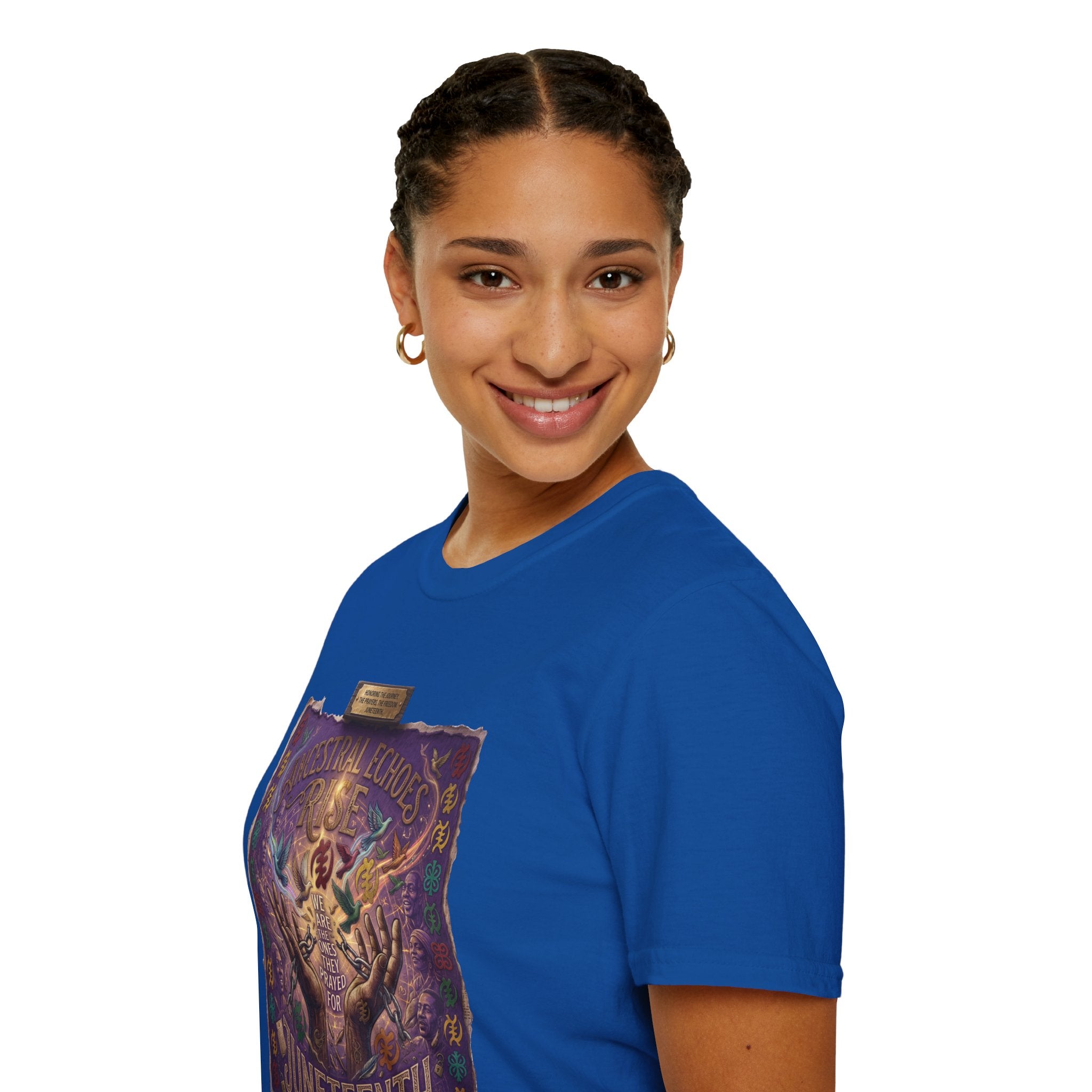 Juneteenth Distressed T-Shirts | Black History & Freedom Pride Tees (Set of 3 Designs)Matching Pet Apparel