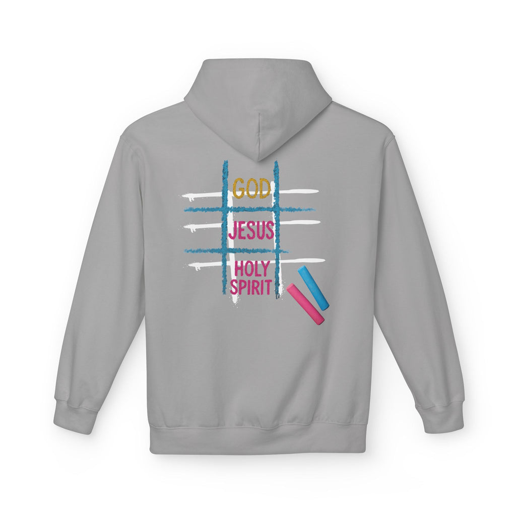 Tic Tac Toe Trinity Hoodie - God Jesus Holy Spirit