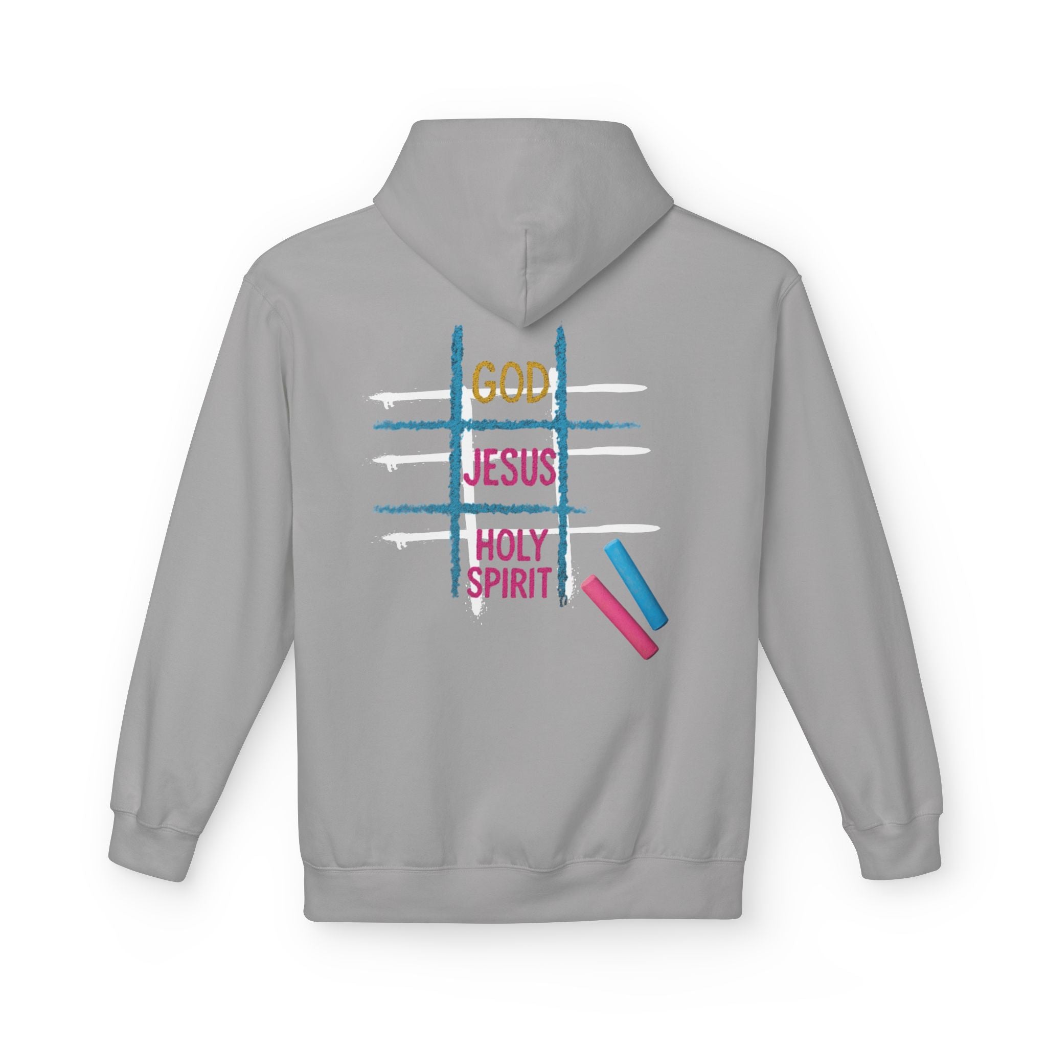 Tic Tac Toe Trinity Hoodie - God Jesus Holy Spirit