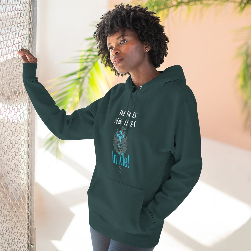 Holy Spirit Inspirational Fleece Hoodie - Faith Apparel
