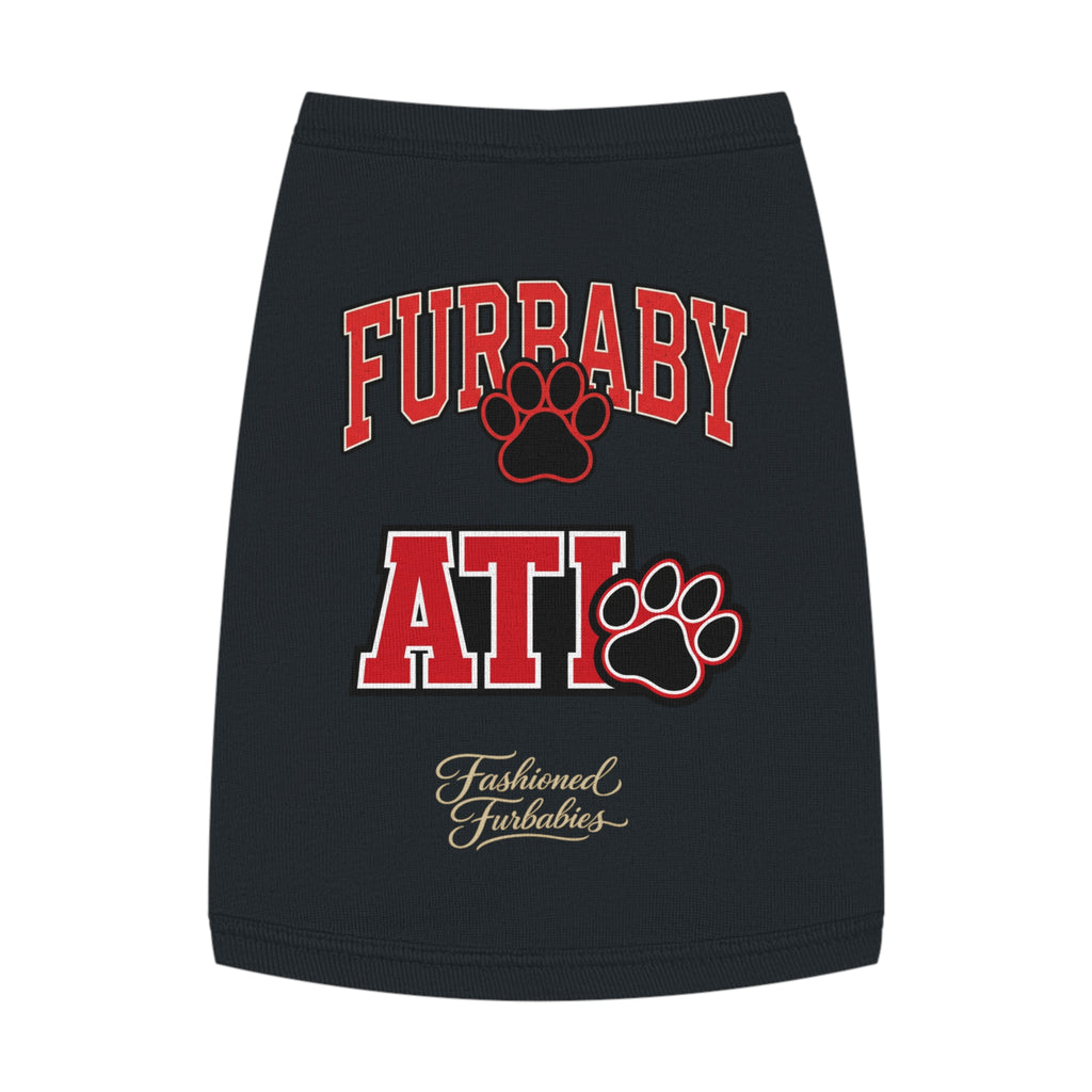 Furbaby ATL Dog Tank Top – Red Paw Atlanta Pet Shirt Matching