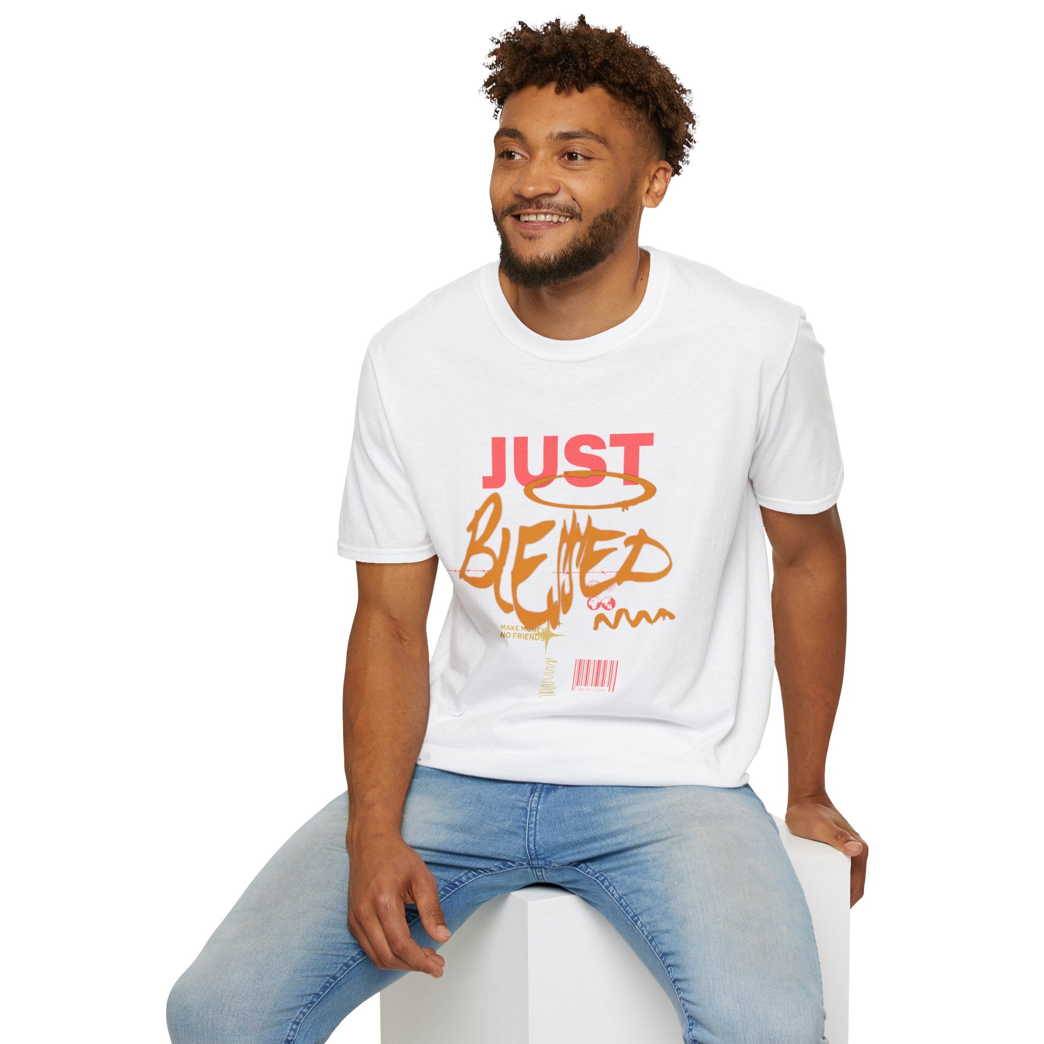 Just Blessed T-Shirt — Casual Inspirational Graphic Tee