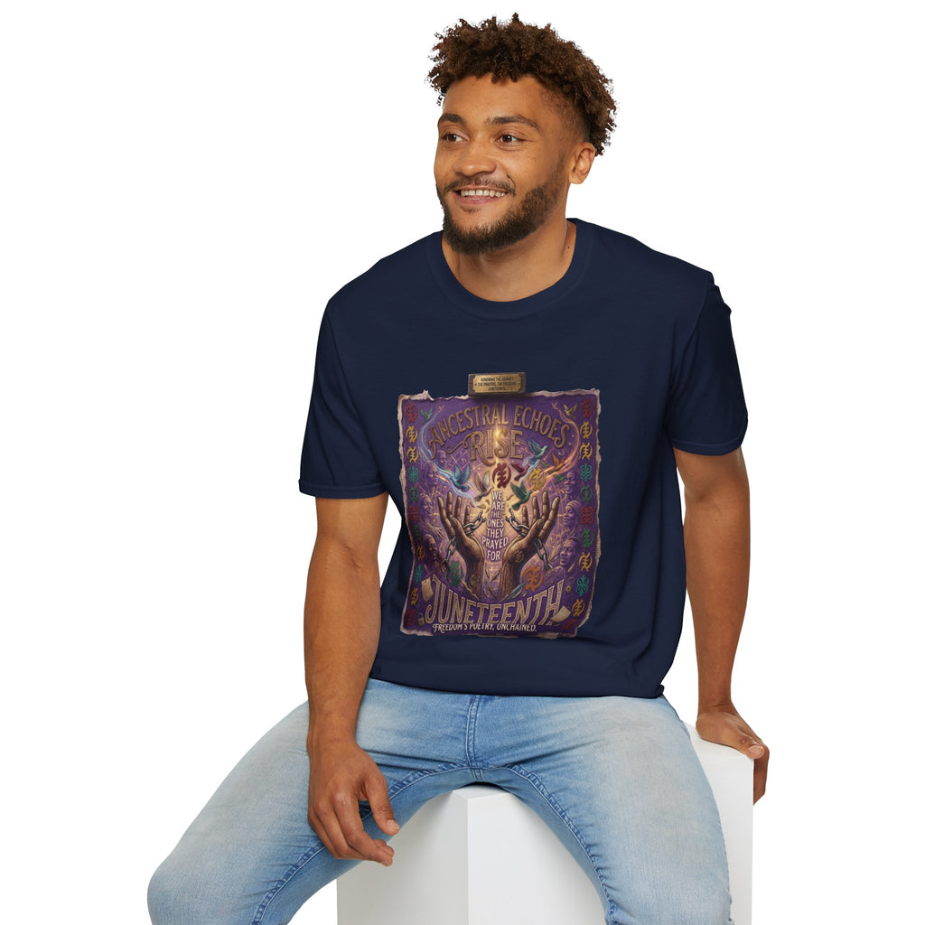 Juneteenth Distressed T-Shirts | Black History & Freedom Pride Tees (Set of 3 Designs)Matching Pet Apparel