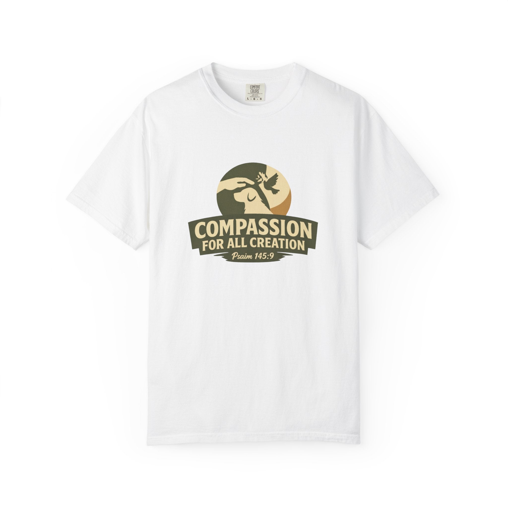 Compassion for All Creation T-Shirt — Psalm 145:9 Christian Graphic Tee,  Matching Pet Apparel Available