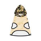 Dog Hoodie Sleeveless Sweatshirt - I Will Tear Your Ankles Up - Black and Gold Lettering