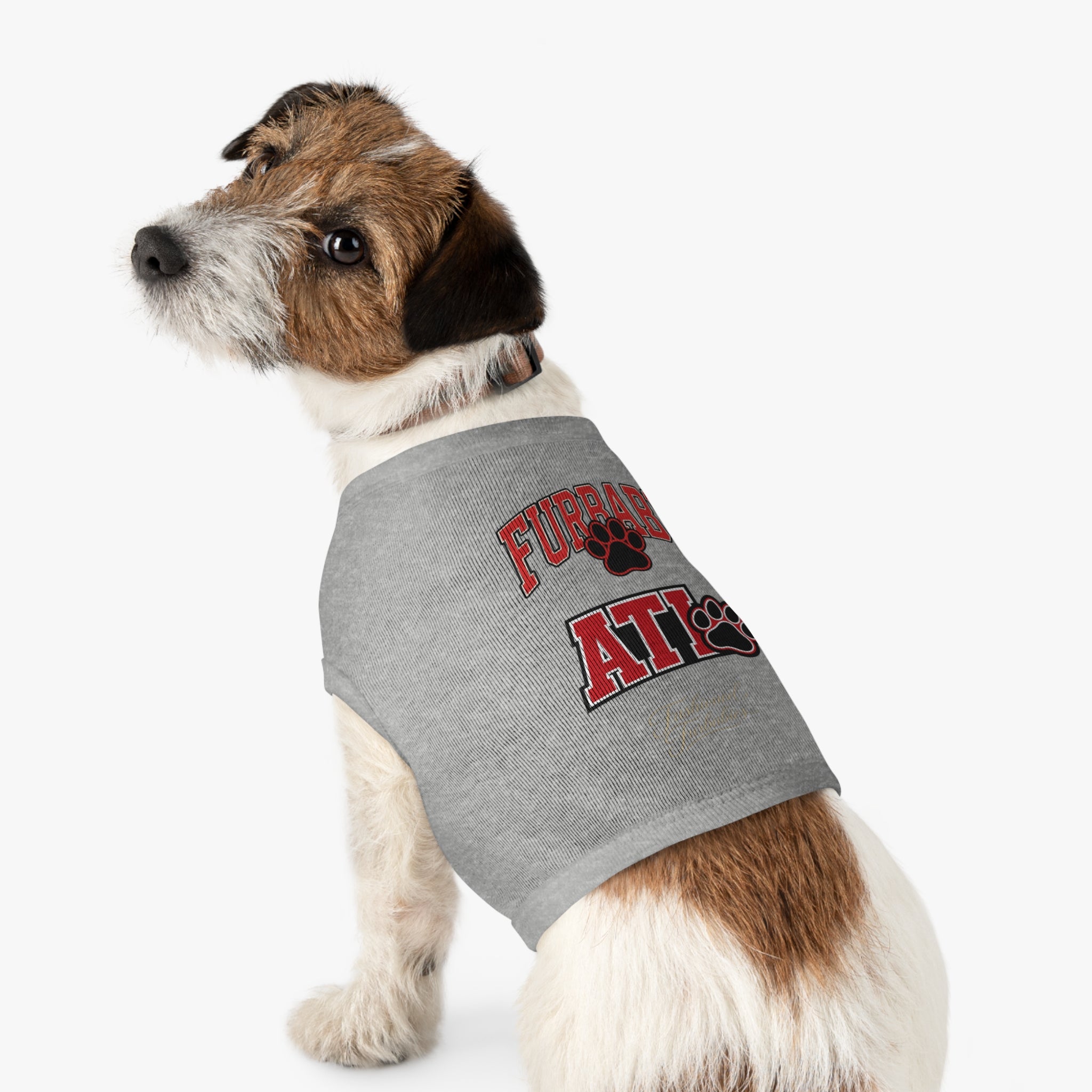 Furbaby ATL Dog Tank Top – Red Paw Atlanta Pet Shirt Matching