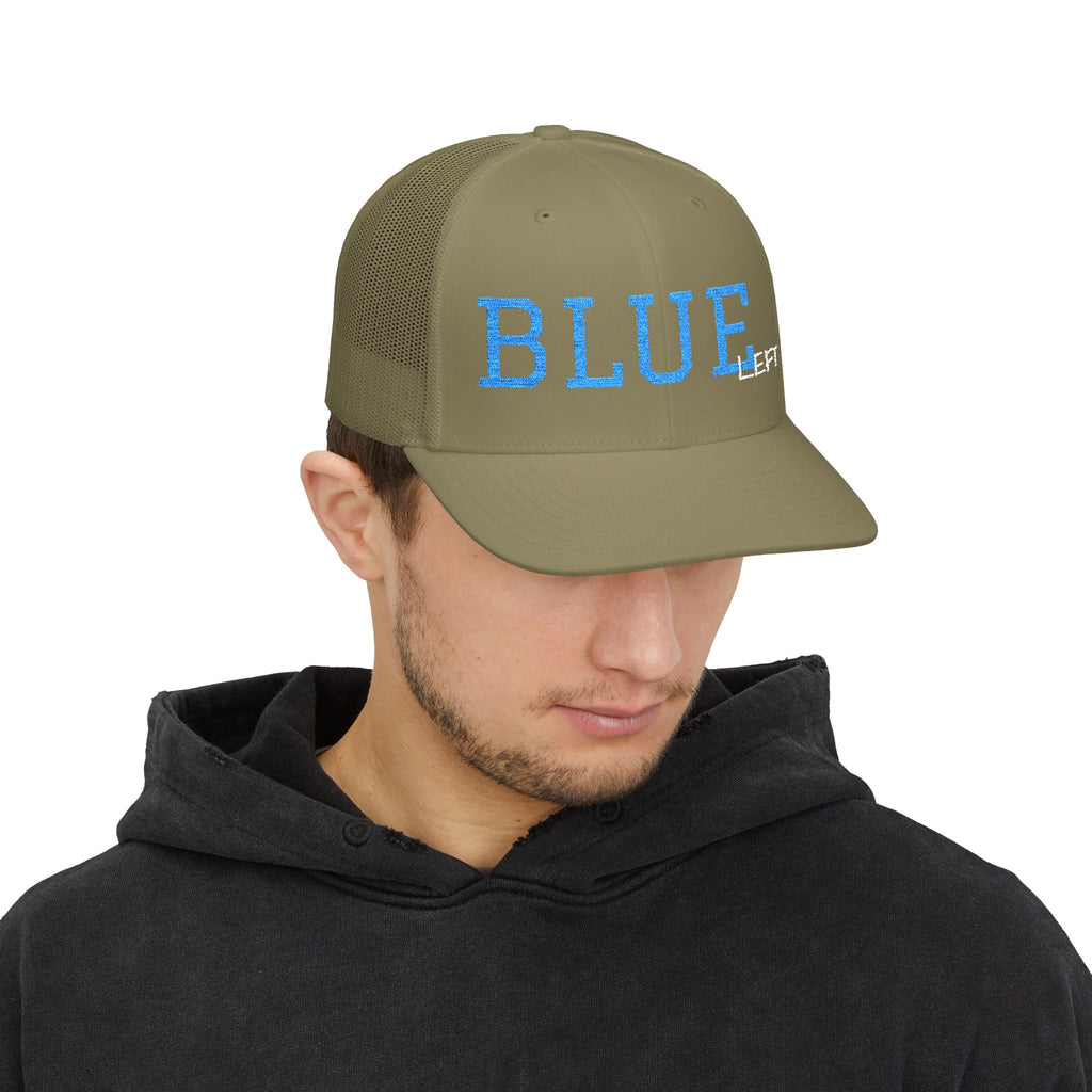 Democratic Blue Left Liberal Trucker Cap