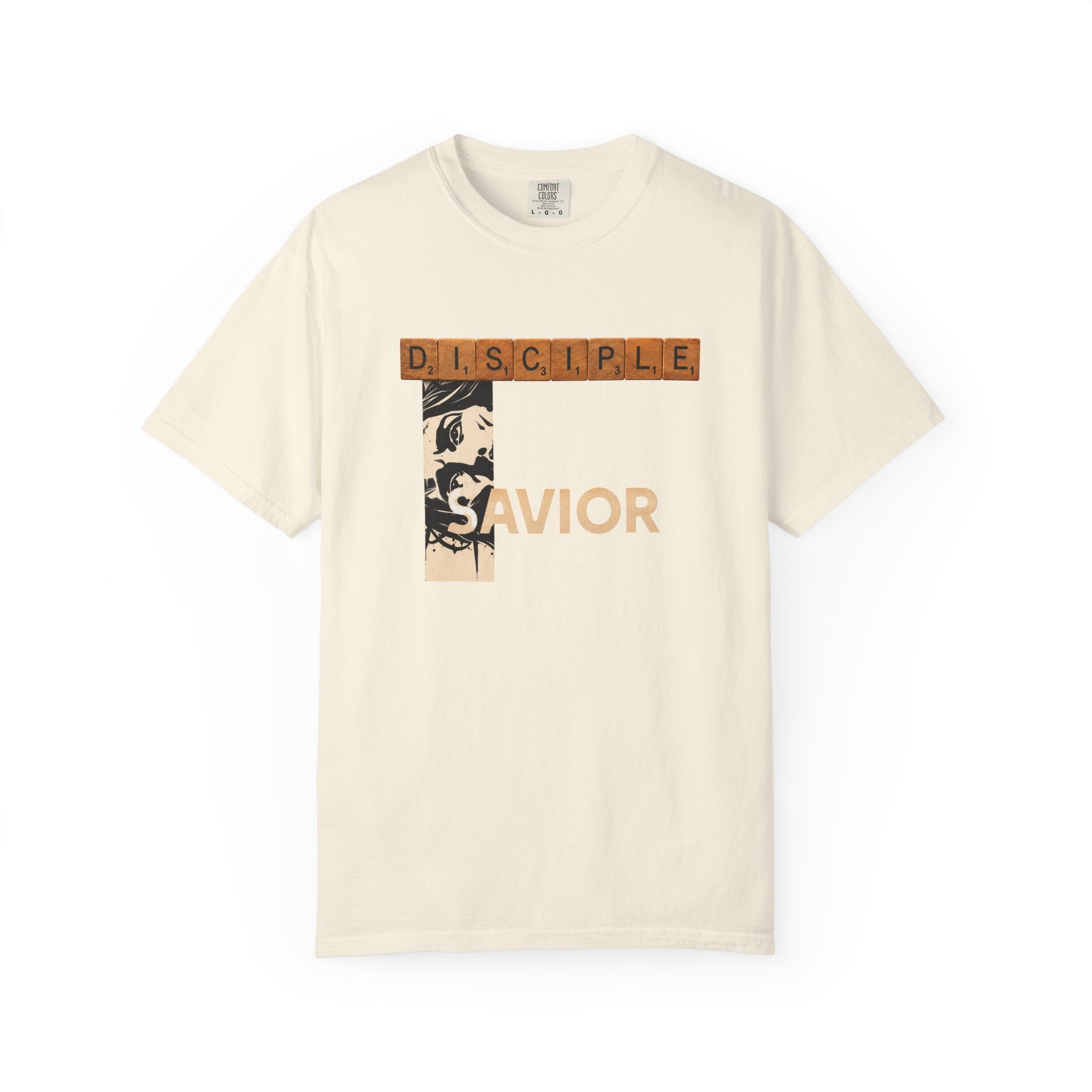 Unisex Garment-Dyed T-Shirt - Scrabble Revelations Game Board Set Gift