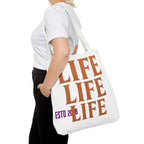 Life on Mars Tote Bag - UFO Space Exploration Design