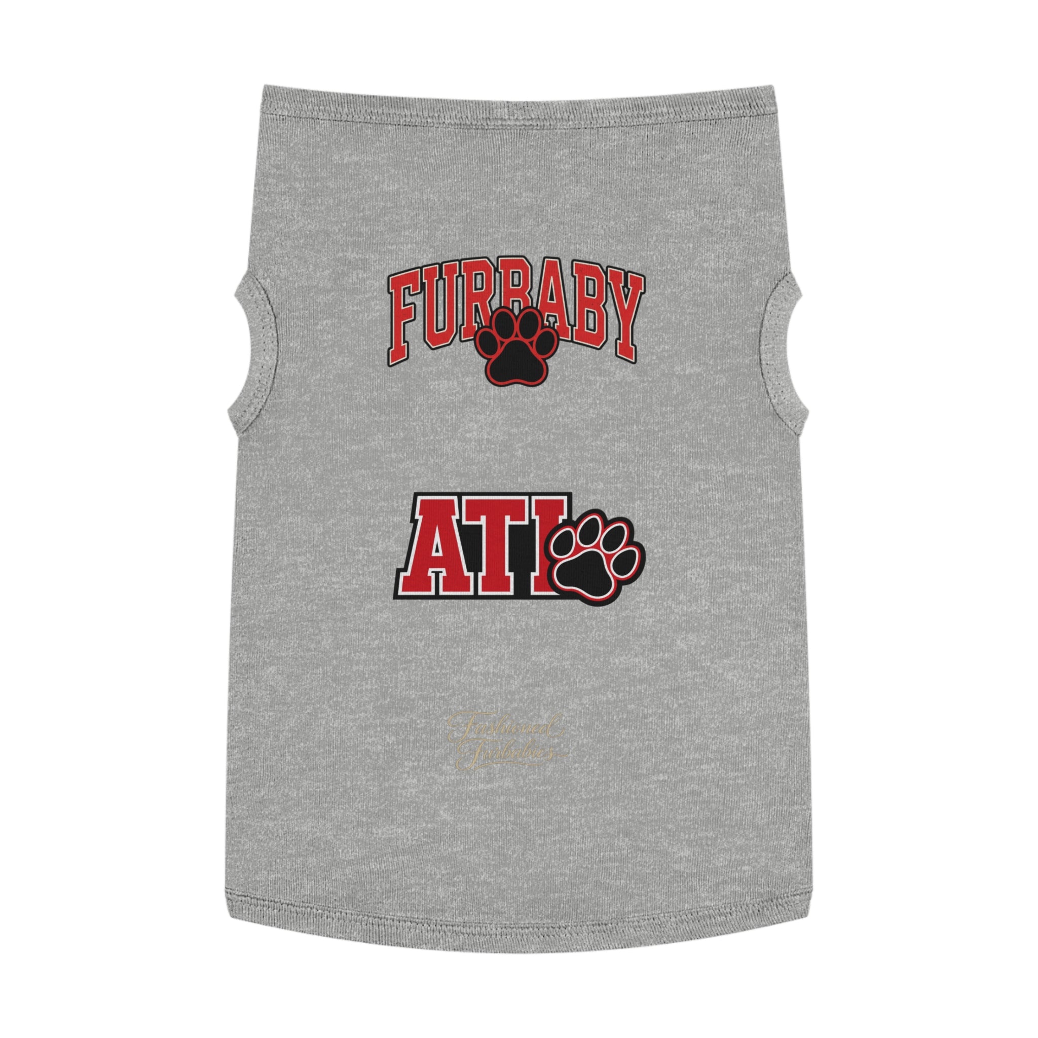 Furbaby ATL Dog Tank Top – Red Paw Atlanta Pet Shirt Matching