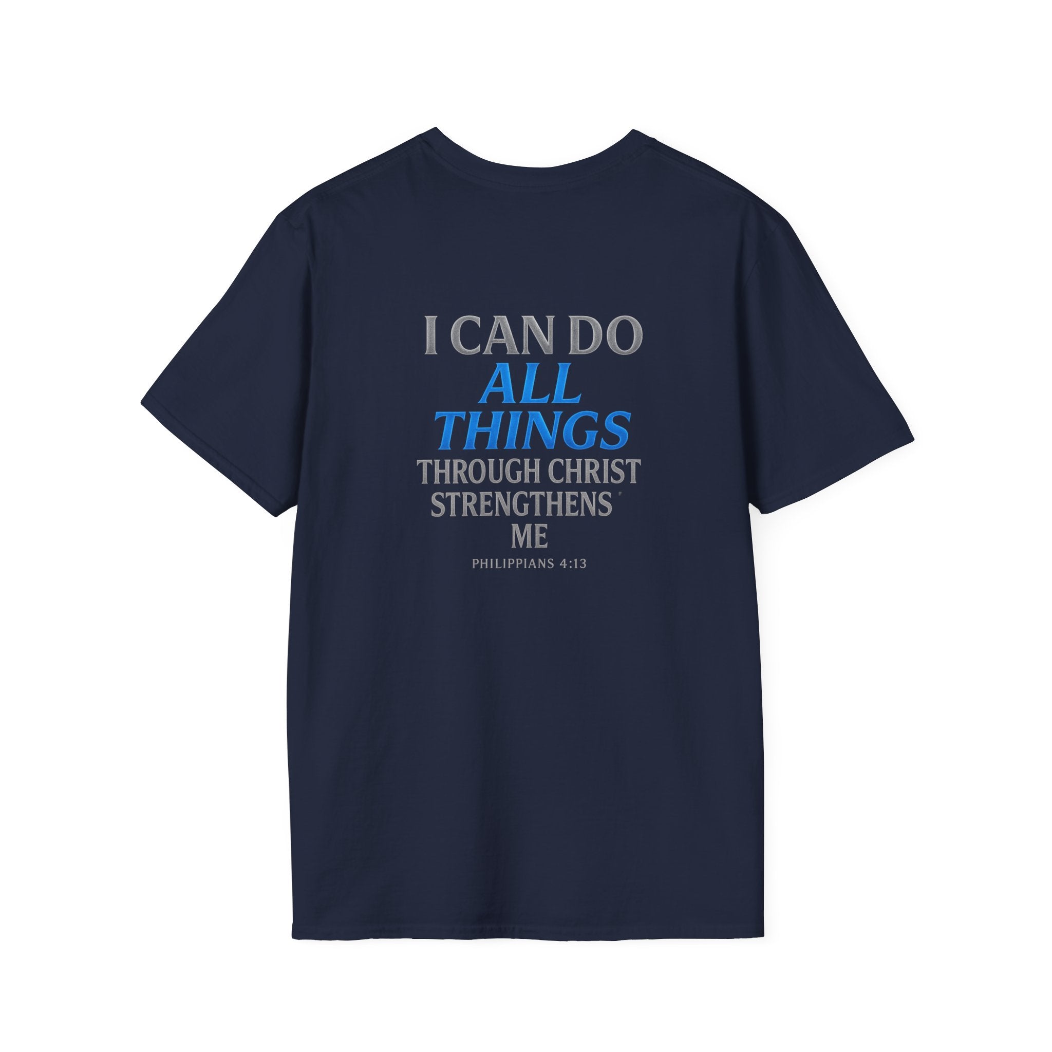 North Carolina Atlanta California Pet Bandana Tee — Matching Scripture on Back