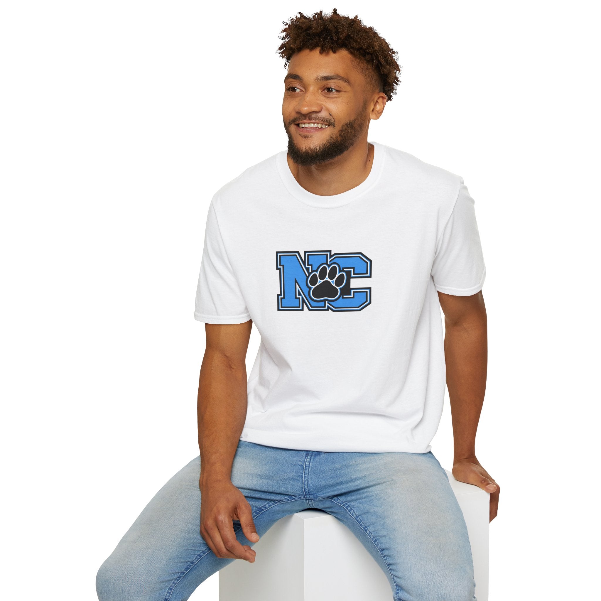 North Carolina Atlanta California Pet Bandana Tee — Matching Scripture on Back