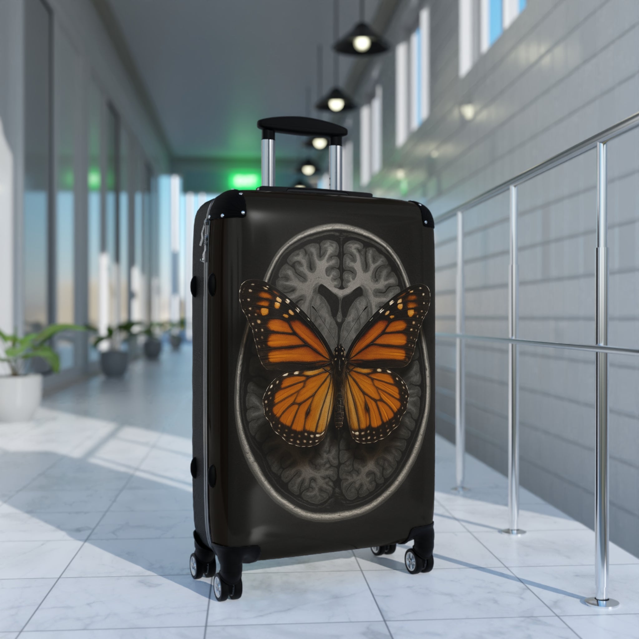 Suitcase - "I've Got a Story to Tell" Butterflies Travel Luggage Cover