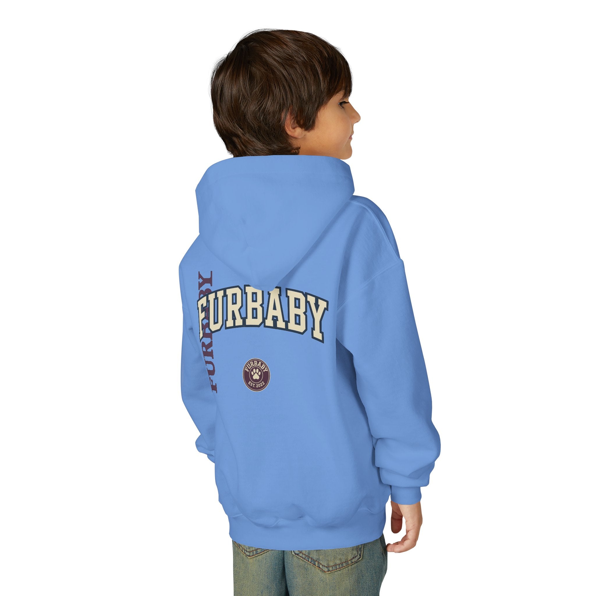 Furbaby Youth Hoodie — Cute Pet Lover Kids' Hooded Sweatshirt