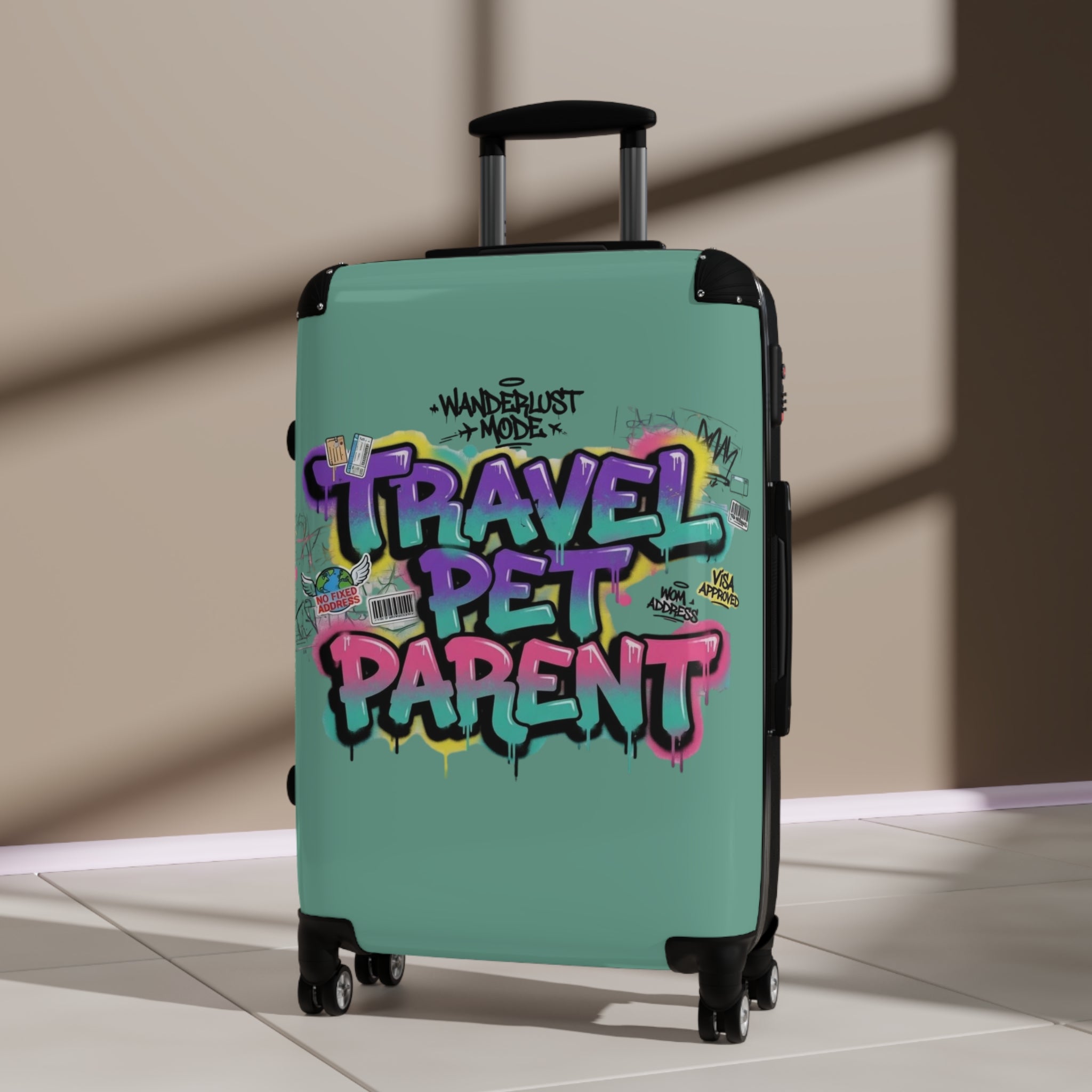 Pet Parent Travel Suitcase — 'Travel Pet' Luggage for Pet Owners