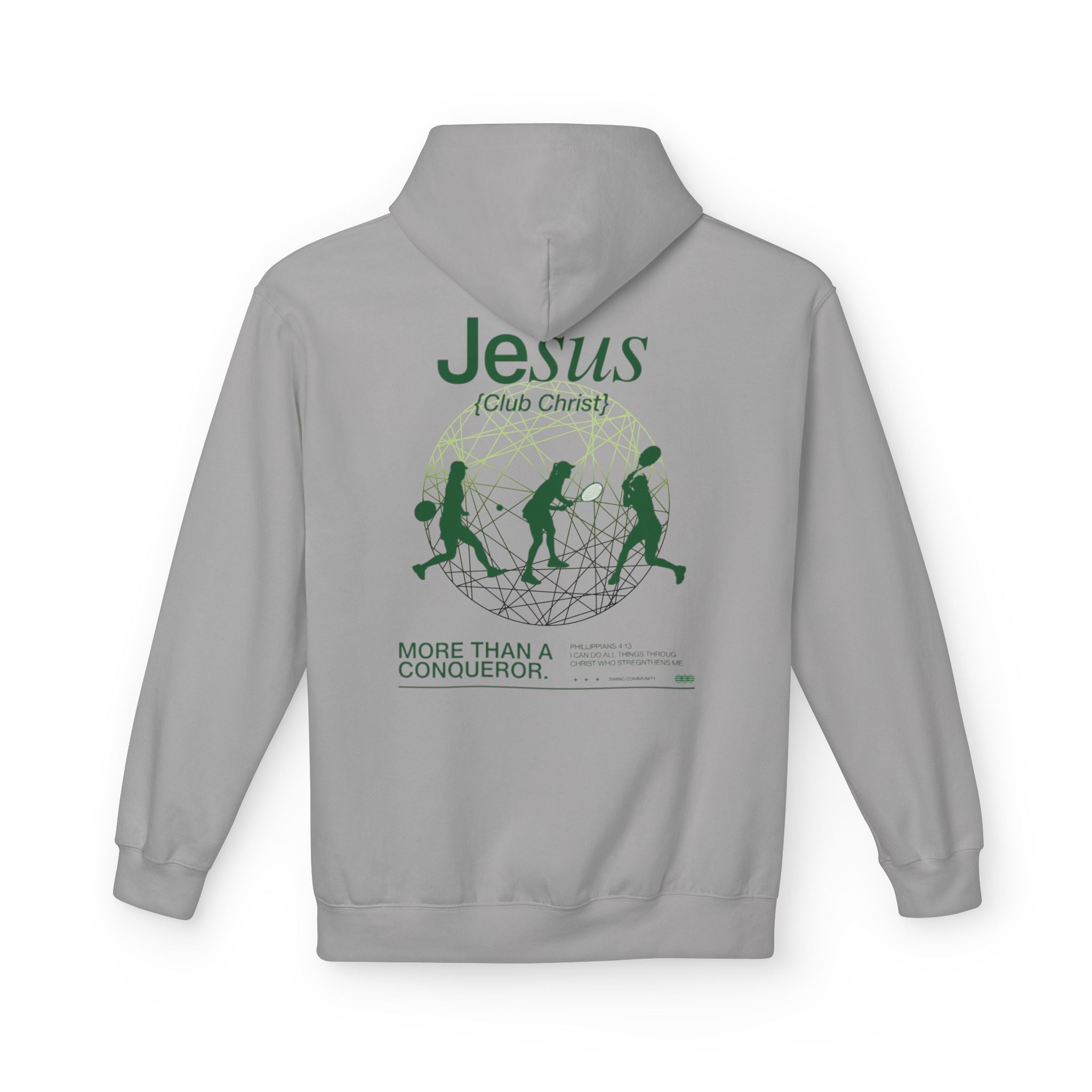 Jesus Athletic Club Hoodie — Faith Graphic Hoodie