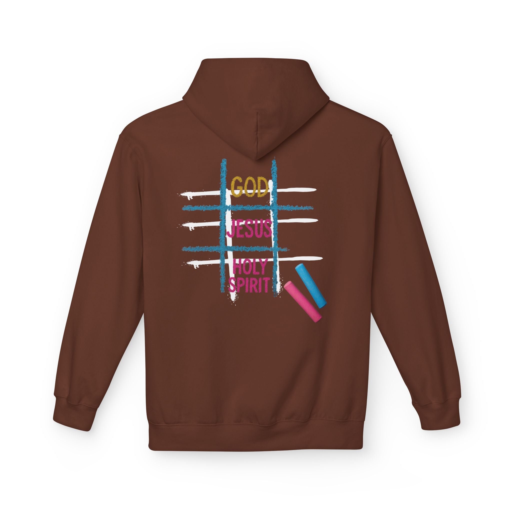 Tic Tac Toe Trinity Hoodie - God Jesus Holy Spirit