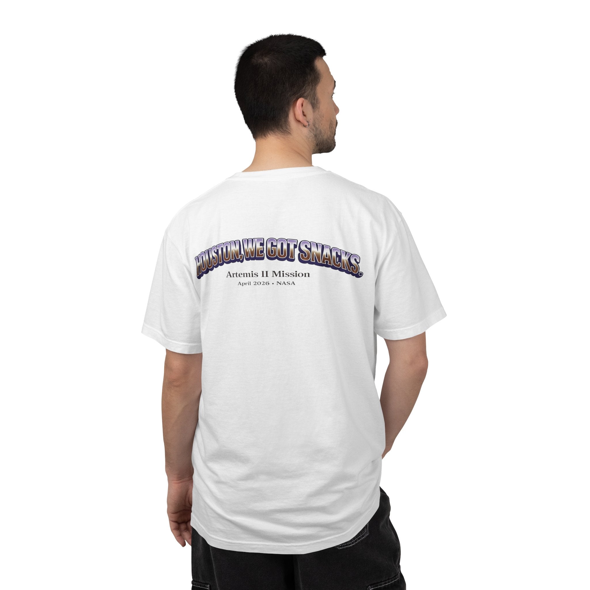 Moonetella T-Shirt — Retro Space Chocolate Moon Graphic Tee (Artemis II Mission Tribute)