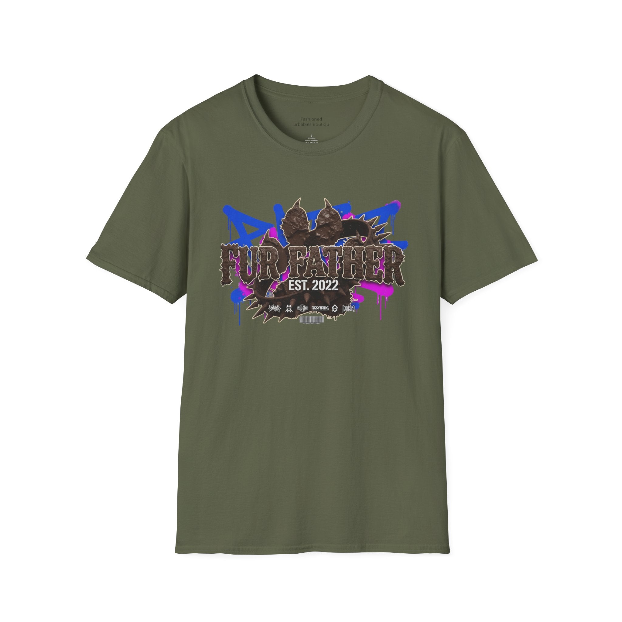 Graffiti Punk T-Shirt — "PUNKER" Est. 2022 Urban Streetwear