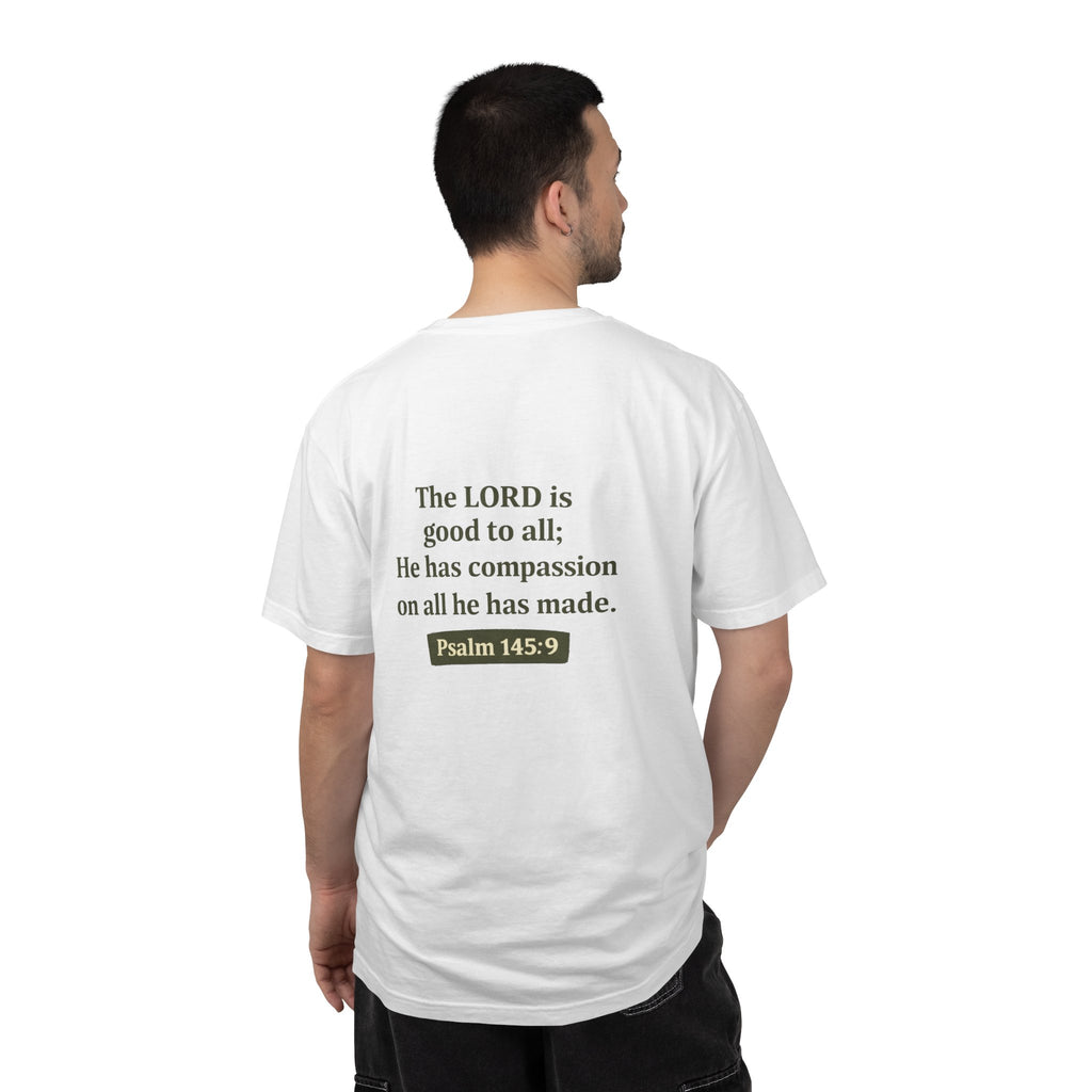 Compassion for All Creation T-Shirt — Psalm 145:9 Christian Graphic Tee,  Matching Pet Apparel Available