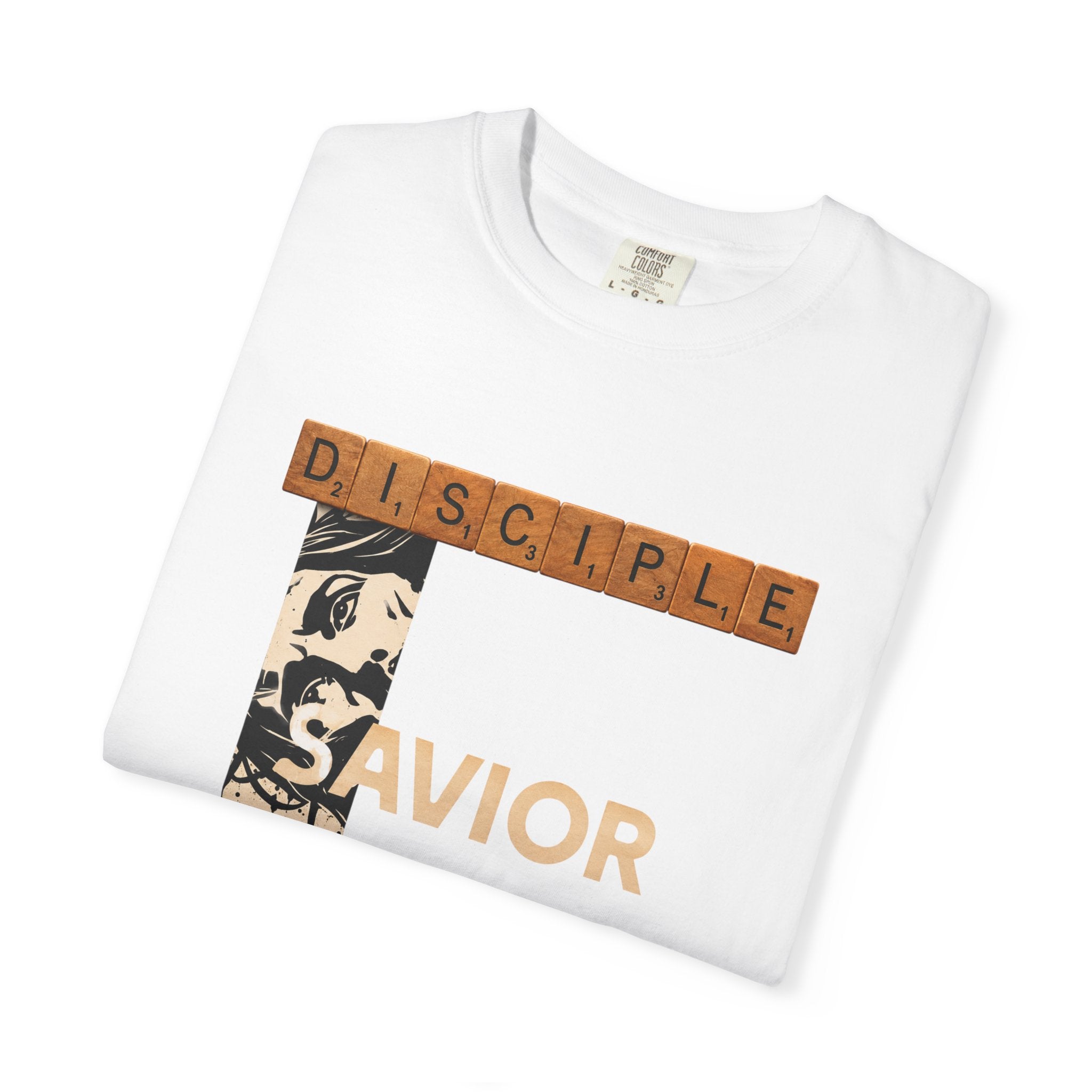 Unisex Garment-Dyed T-Shirt - Scrabble Revelations Game Board Set Gift