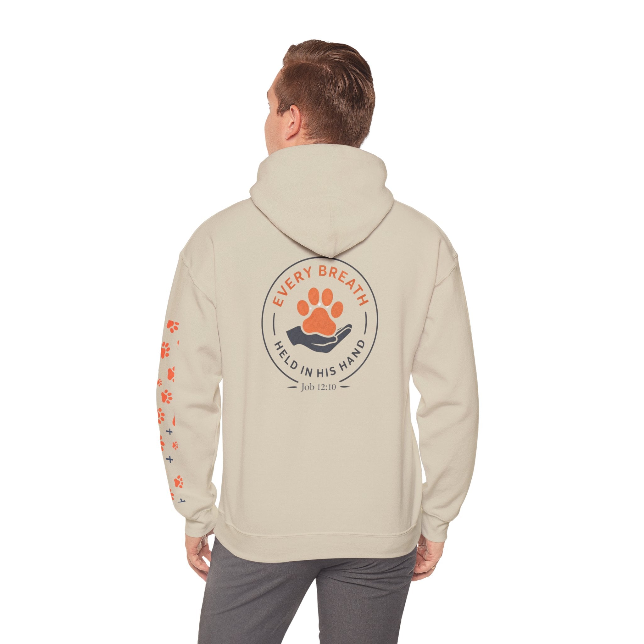 The Faith hoodie, along with coordinating pet hoodies and bandanas, are currently available.