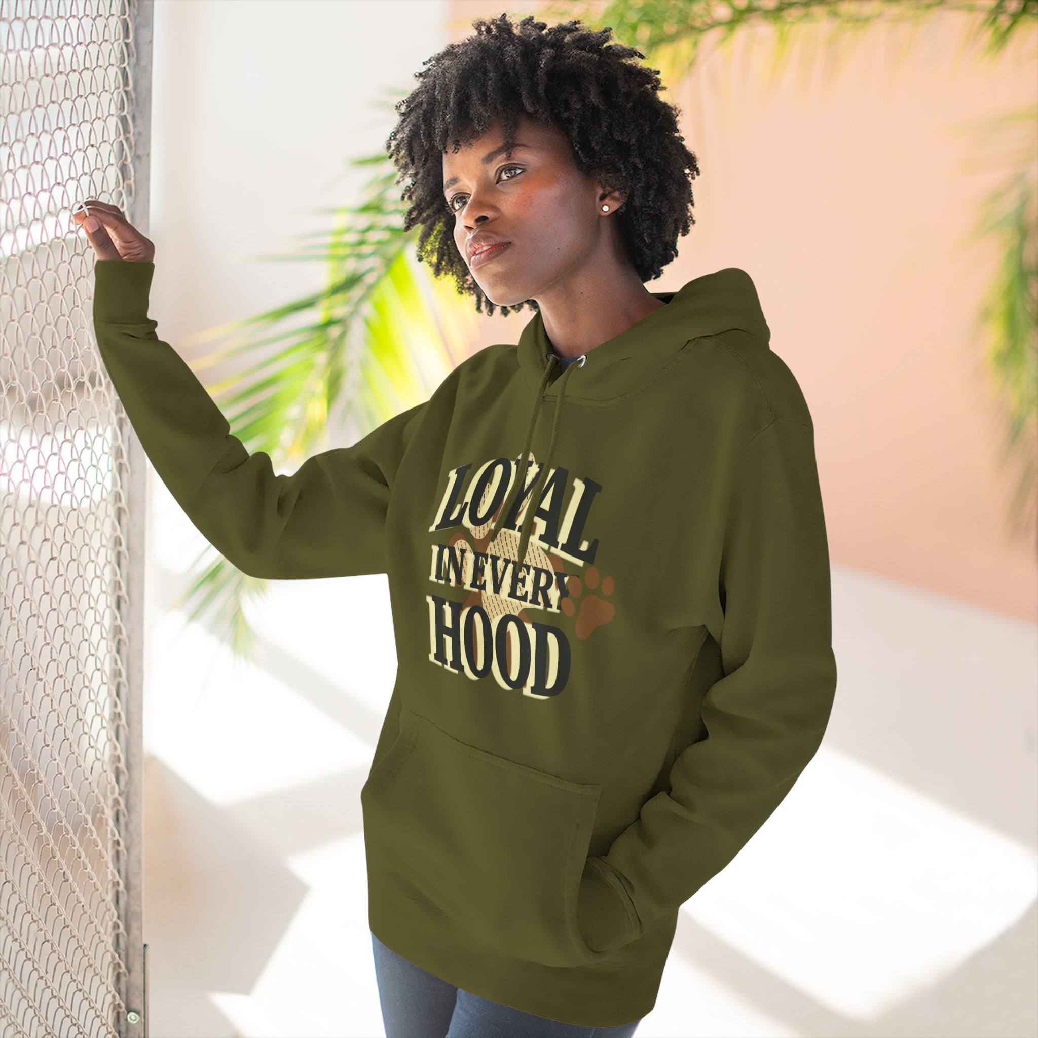 "Loyal in Every Hood" Fleece Three-Panel Hoodie