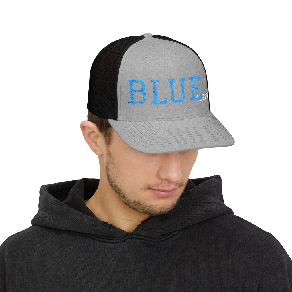 Democratic Blue Left Liberal Trucker Cap