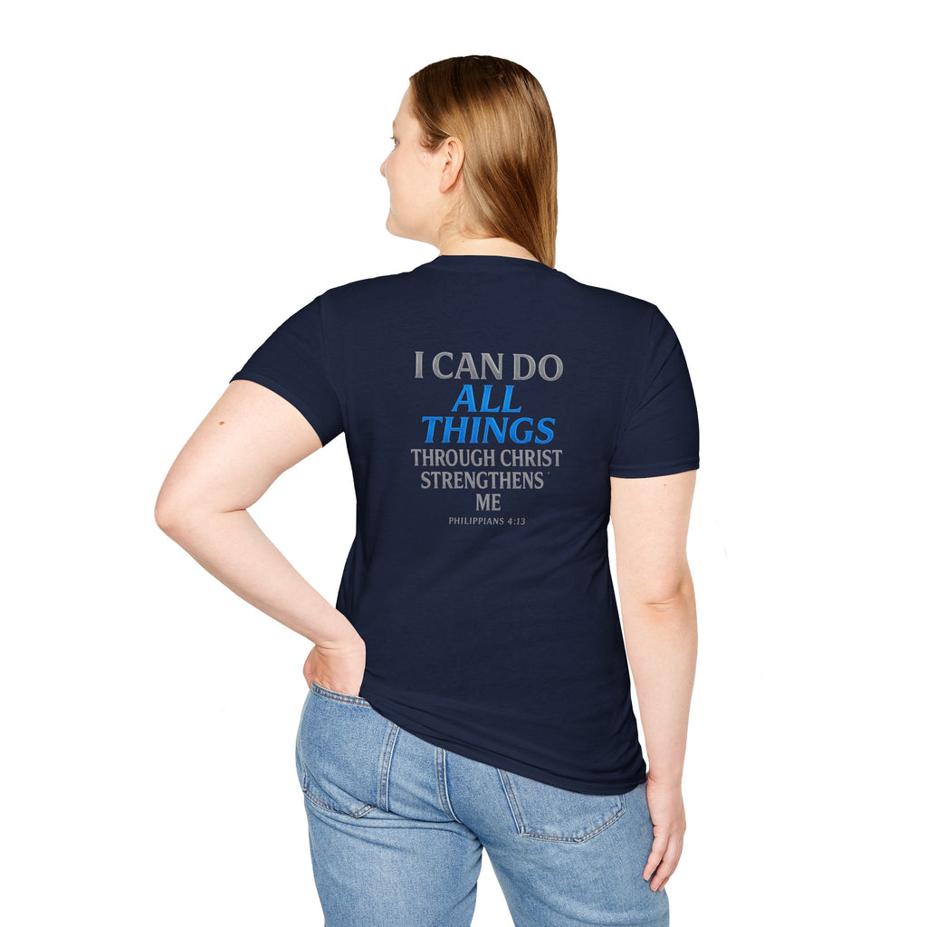 North Carolina Atlanta California Pet Bandana Tee — Matching Scripture on Back