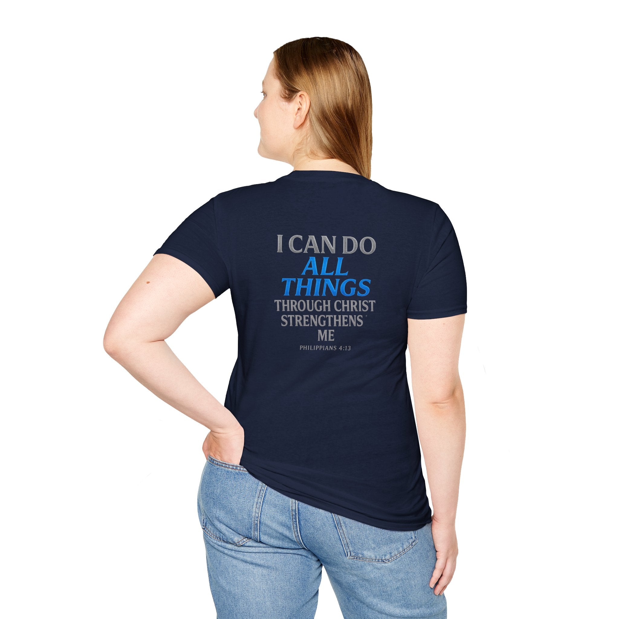 North Carolina Atlanta California Pet Bandana Tee — Matching Scripture on Back