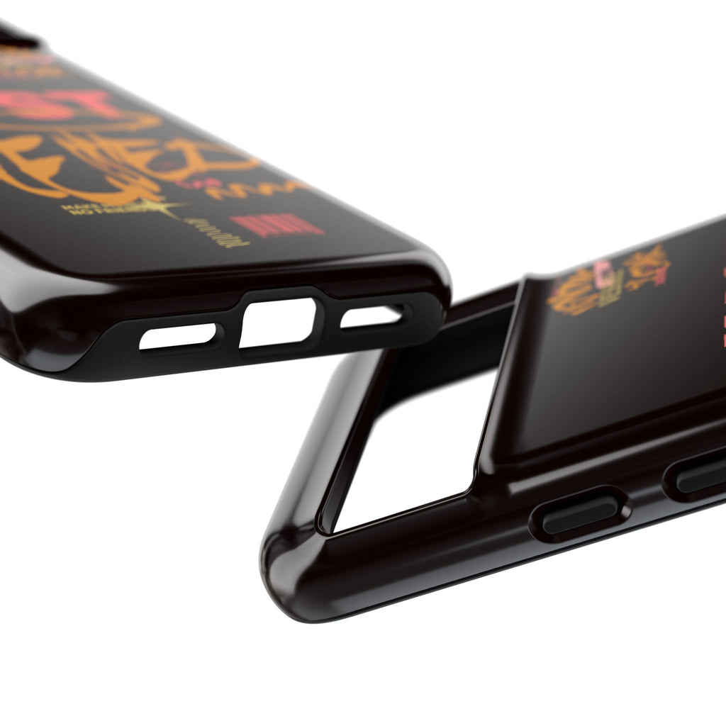 Phone Case — "Just Blessed" Bold Typographic Black Protective Case