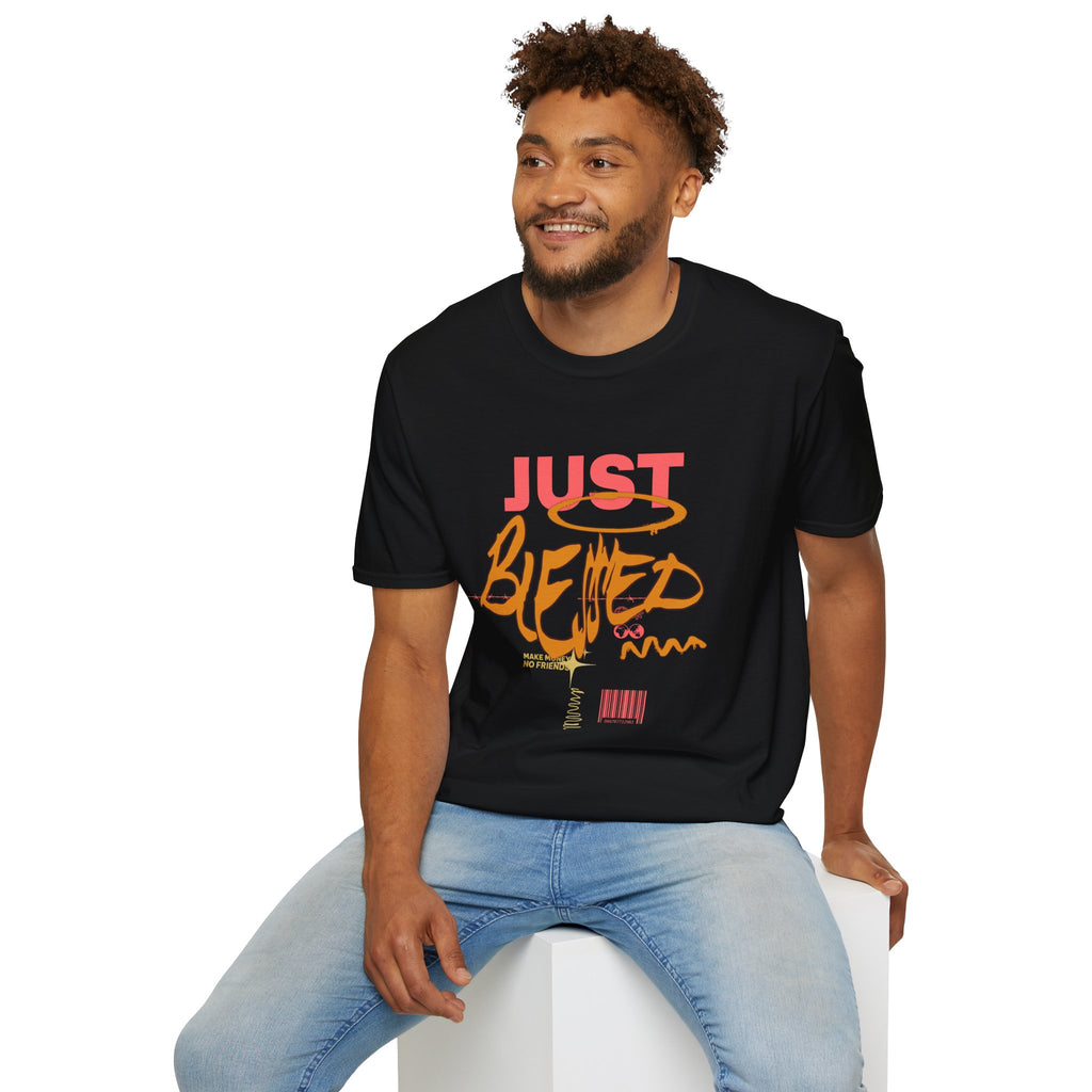 Just Blessed T-Shirt — Casual Inspirational Graphic Tee