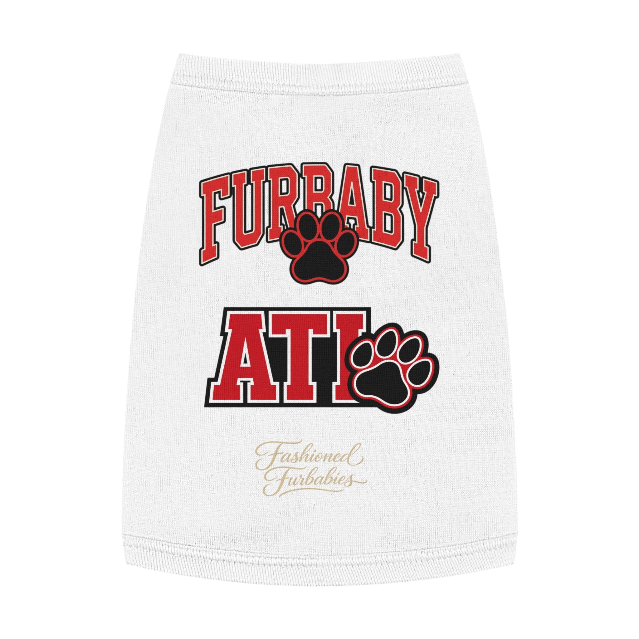 Furbaby ATL Dog Tank Top – Red Paw Atlanta Pet Shirt Matching