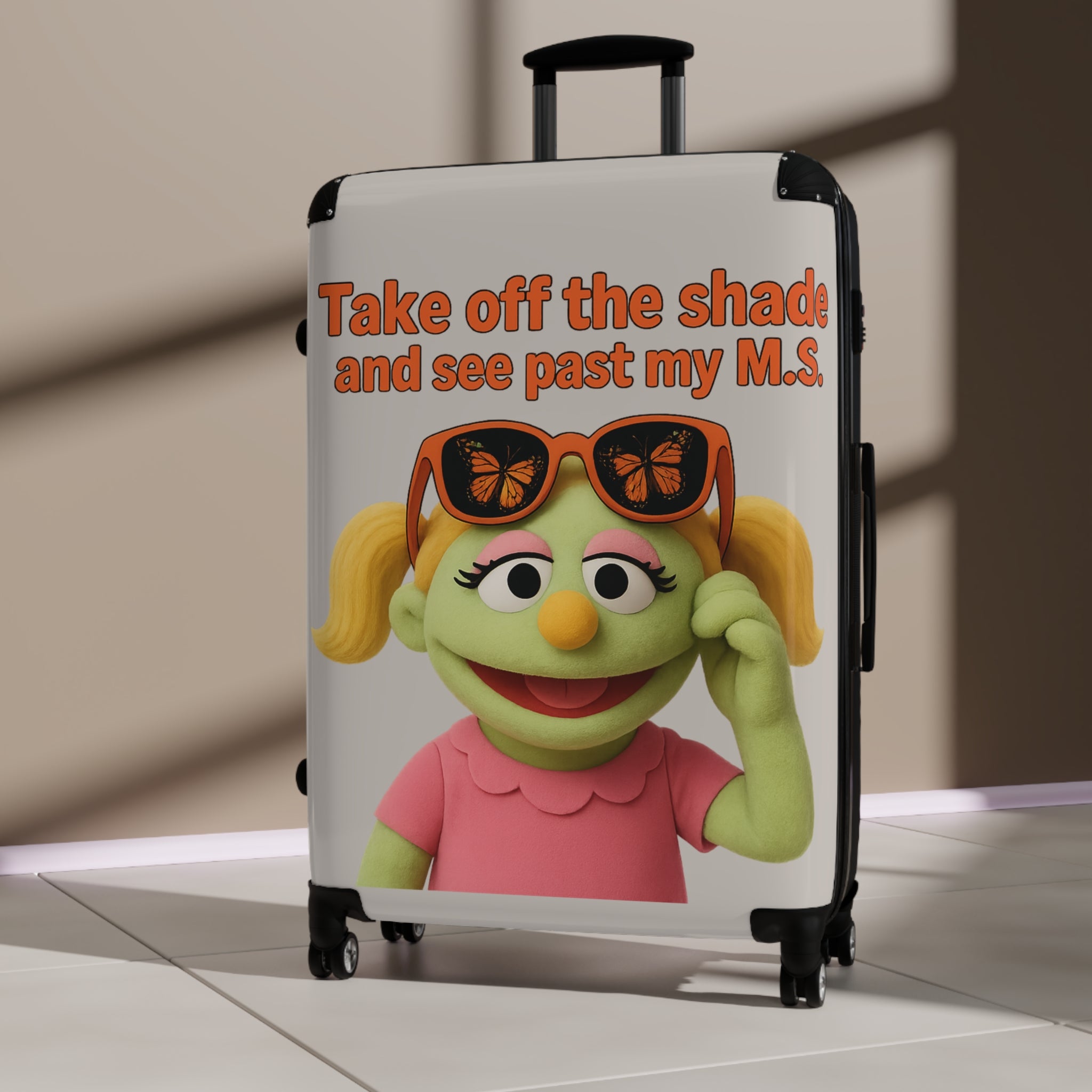 Suitcase - "I've Got a Story to Tell" Butterflies Travel Luggage Cover
