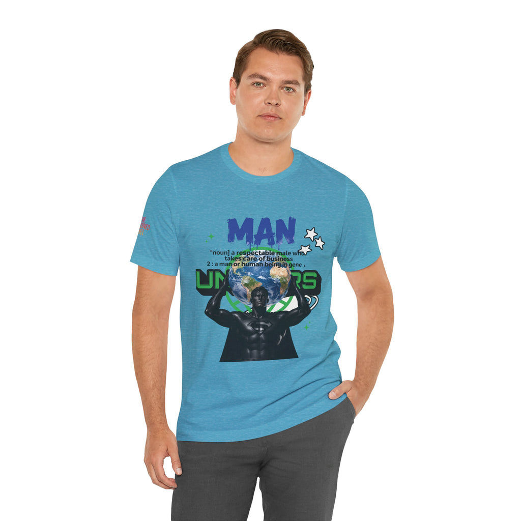 T-Shirt All Man, World on His Shoulders Trend Gift