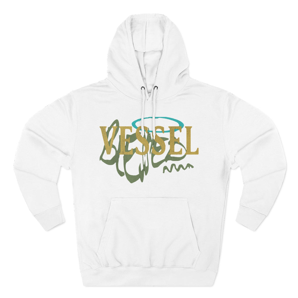 Vessel, Inspirational Three-Panel Fleece Hoodie -