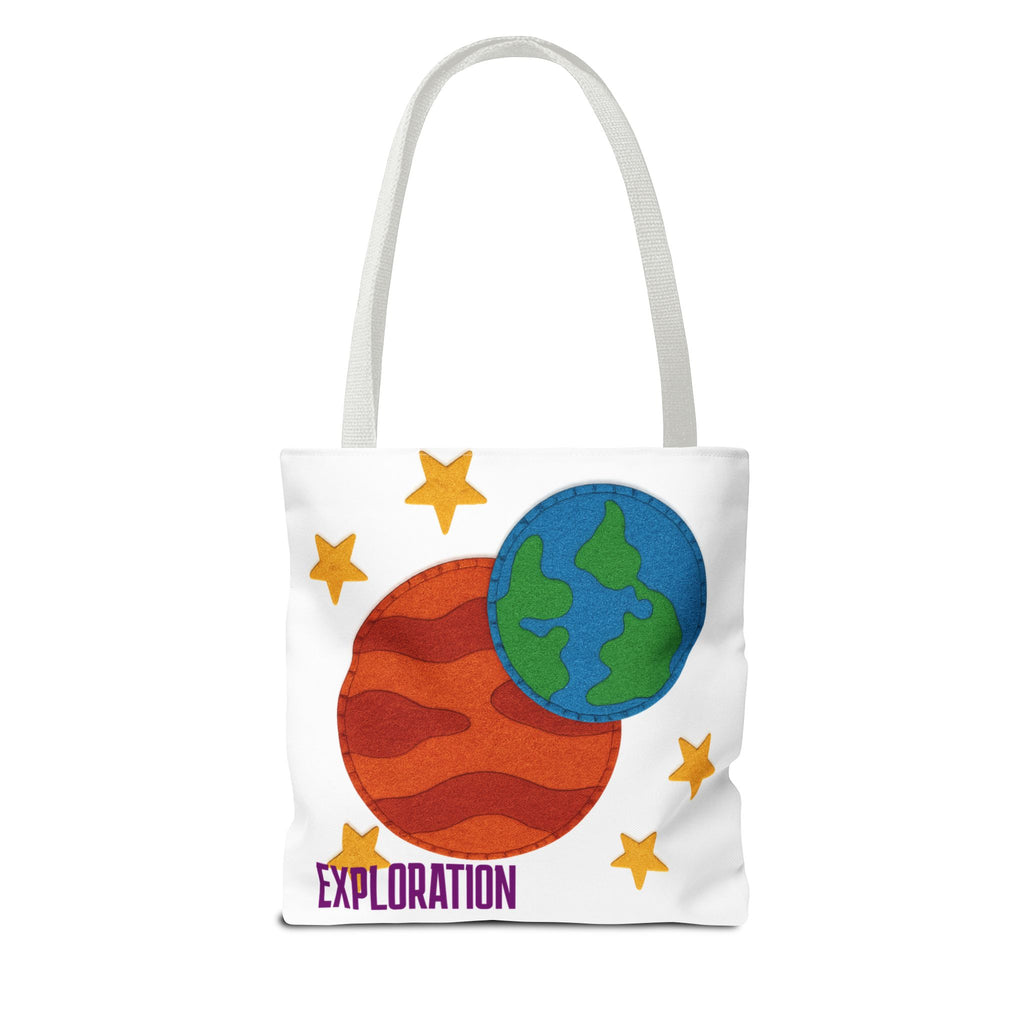 Life on Mars Tote Bag - UFO Space Exploration Design