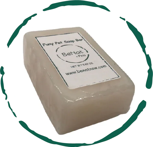 BeNat Pets. All-Natural Furry Pet Soap Bar. 5.8 oz. BeNat