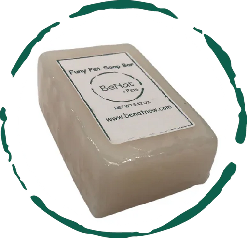 BeNat Pets. All-Natural Furry Pet Soap Bar. 5.8 oz. BeNat