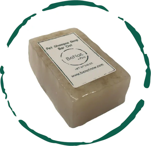 BeNat Pets. All-Natural Pet Shampoo Bar. Oat. 5.8 oz. BeNat
