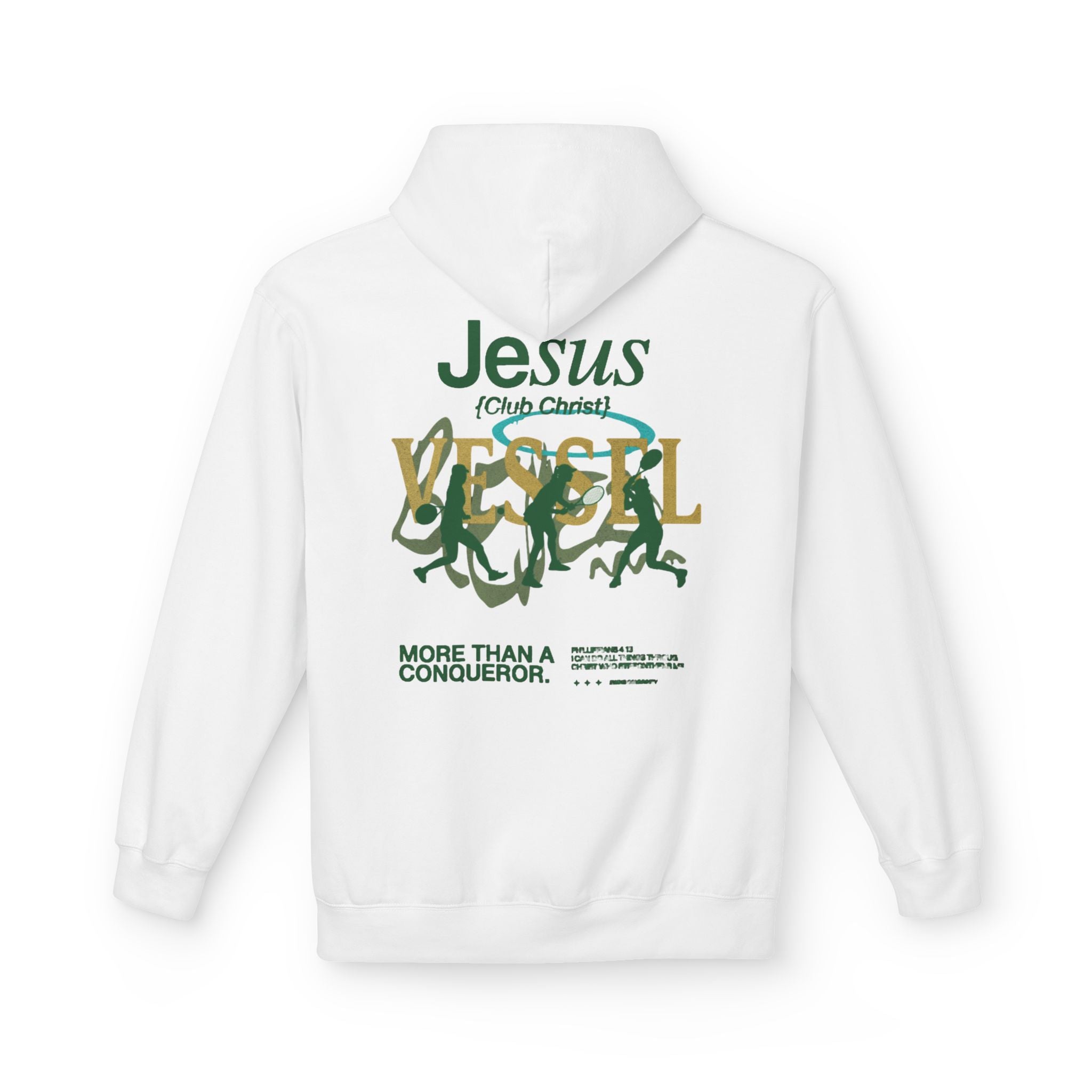 Jesus Athletic Club Hoodie — "Club Jesus" Graphic Hoodie