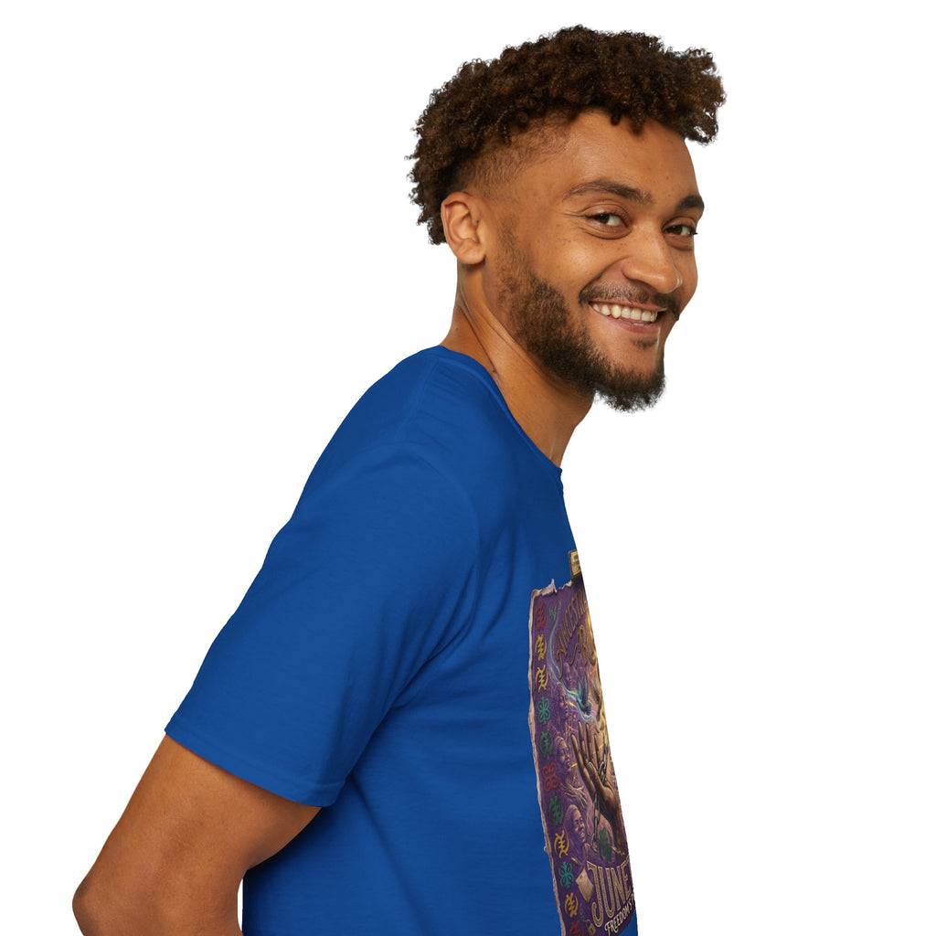 Juneteenth Distressed T-Shirts | Black History & Freedom Pride Tees (Set of 3 Designs)Matching Pet Apparel